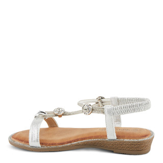 Thumbnail 2: Patrizia Patrizia Womens Charmer T-Strap Slip-On Flat Sandals 