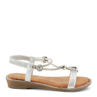 Thumbnail 5: Patrizia Patrizia Womens Charmer T-Strap Slip-On Flat Sandals 
