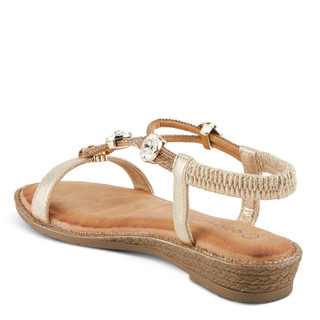 Thumbnail 7: Patrizia Patrizia Womens Charmer T-Strap Slip-On Flat Sandals 