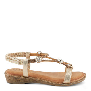 Thumbnail 5: Patrizia Patrizia Womens Charmer T-Strap Slip-On Flat Sandals 