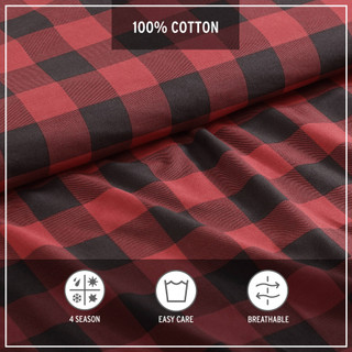 Thumbnail 28: Eddie Bauer Eddie Bauer Mountain Plaid 100% Cotton Comforter Bedding Set 