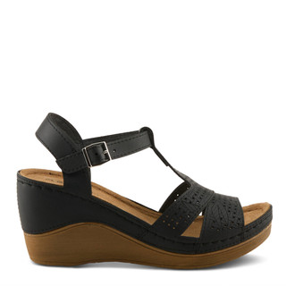 Thumbnail 5: Flexus Flexus Womens Natala T-Strap Wedge Sandals 