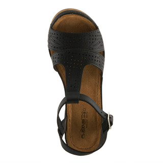 Thumbnail 3: Flexus Flexus Womens Natala T-Strap Wedge Sandals 