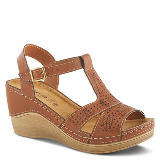Thumbnail 1: Flexus Flexus Womens Natala T-Strap Wedge Sandals 
