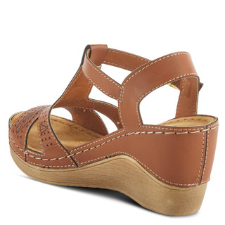 Thumbnail 7: Flexus Flexus Womens Natala T-Strap Wedge Sandals 