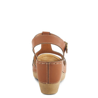 Thumbnail 4: Flexus Flexus Womens Natala T-Strap Wedge Sandals 