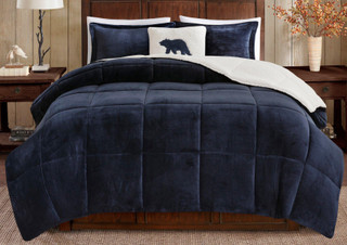 Thumbnail 4: Woolrich Woolrich Alton Plush Down Alternative Comforter Set 