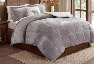 Thumbnail 1: Woolrich Woolrich Alton Plush Down Alternative Comforter Set 