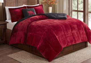 Thumbnail 1: Woolrich Woolrich Alton Plush Down Alternative Comforter Set 