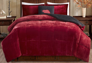 Thumbnail 3: Woolrich Woolrich Alton Plush Down Alternative Comforter Set 
