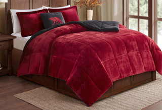 Thumbnail 2: Woolrich Woolrich Alton Plush Down Alternative Comforter Set 
