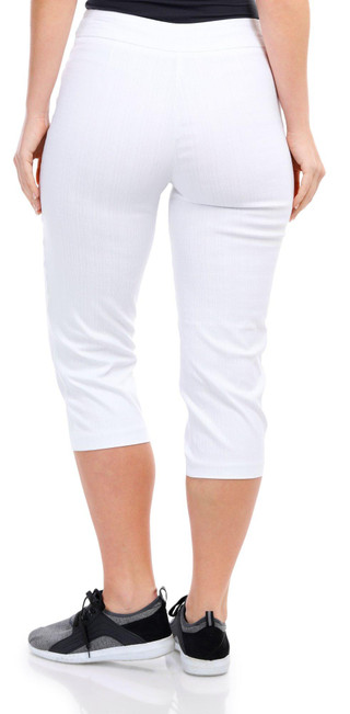 Thumbnail 2: JENNA ROSE Jenna Rose Womens Linen Look Capris 