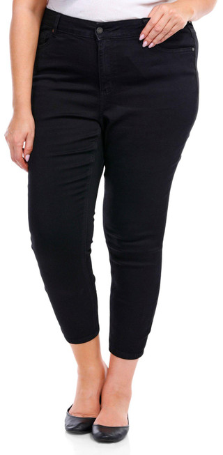 Thumbnail 1: ADRIENNE VITTADINI Adrienne Vittadini Plus Mid-Rise Skinny Jeans 
