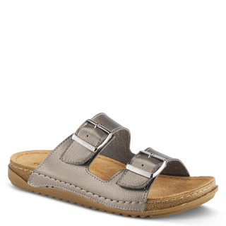 Thumbnail 1: Flexus Flexus Womens Abbas Buckle Slide Sandals 