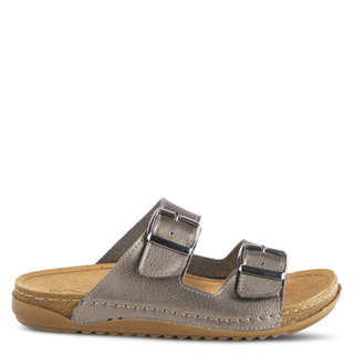 Thumbnail 5: Flexus Flexus Womens Abbas Buckle Slide Sandals 