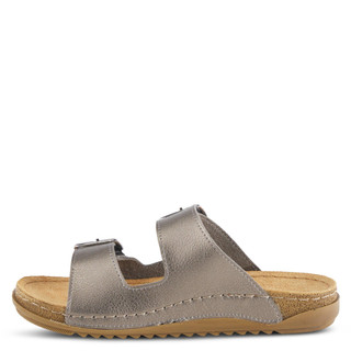 Thumbnail 2: Flexus Flexus Womens Abbas Buckle Slide Sandals 