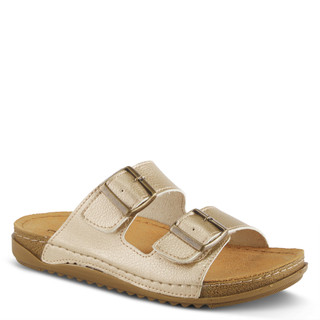 Thumbnail 1: Flexus Flexus Womens Abbas Buckle Slide Sandals 