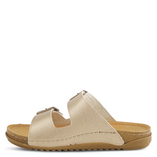 Thumbnail 2: Flexus Flexus Womens Abbas Buckle Slide Sandals 