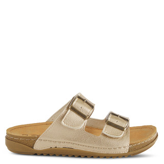 Thumbnail 5: Flexus Flexus Womens Abbas Buckle Slide Sandals 