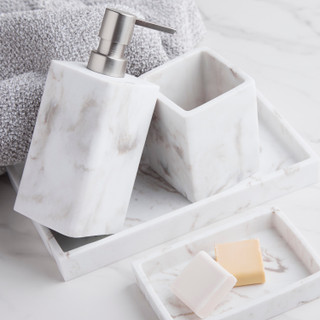 Thumbnail 5: Zest Kitchen + Home Zest Kitchen + Home Marble Tray 
