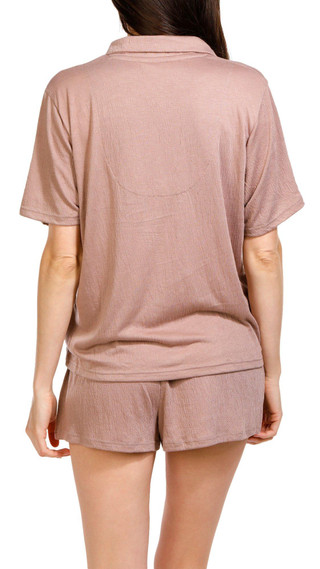 Thumbnail 2: Nicole Miller Nicole Miller Womens 2 Pc Knit Gauze Boxy Shorts Set 