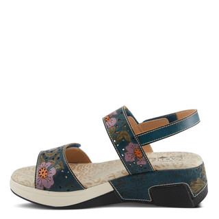Thumbnail 2: L'Artiste L`Artiste Womens Caitlina Slingback Wedge Sandals 