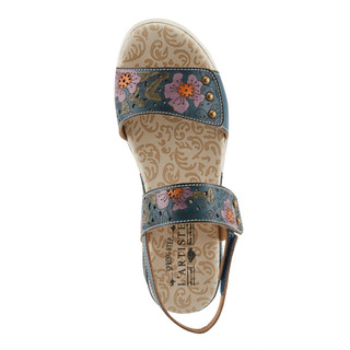 Thumbnail 3: L'Artiste L`Artiste Womens Caitlina Slingback Wedge Sandals 