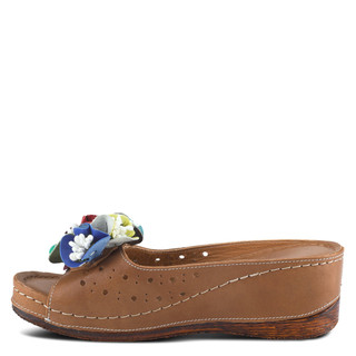 Thumbnail 2: Spring Step Spring Step Womens Flowerchild Wedge Slide Sandals 