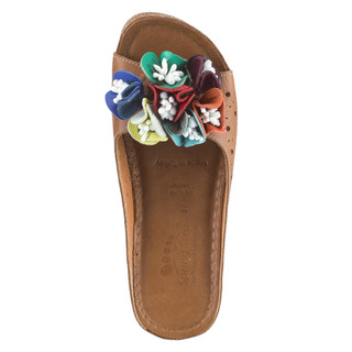 Thumbnail 3: Spring Step Spring Step Womens Flowerchild Wedge Slide Sandals 