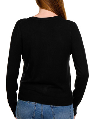 Thumbnail 2: T. Tahari T. Tahari Womens Long Sleeve Buttoned Cardigan 