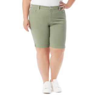 Thumbnail 1: Gloria Vanderbilt Gloria Vanderbilt Plus Amanda Bermuda Shorts 
