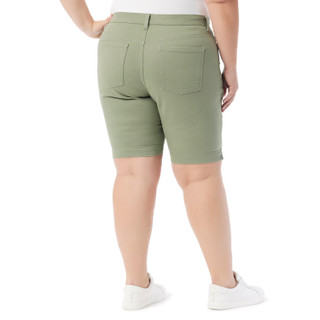 Thumbnail 2: Gloria Vanderbilt Gloria Vanderbilt Plus Amanda Bermuda Shorts 