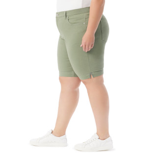 Thumbnail 3: Gloria Vanderbilt Gloria Vanderbilt Plus Amanda Bermuda Shorts 