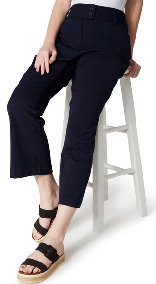 Thumbnail 3: Rafaella Rafaella Petite The Curvy Boot Short High Rise Pants 