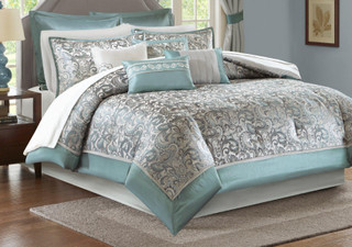 Thumbnail 1: Madison Park Madison Park Brystol 24-pc. Room In A Bag Comforter Set 
