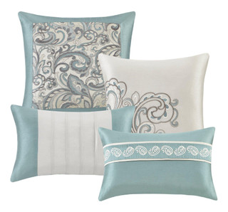 Thumbnail 10: Madison Park Madison Park Brystol 24-pc. Room In A Bag Comforter Set 