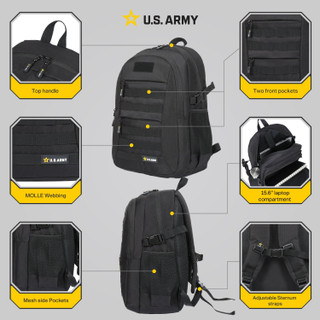 Thumbnail 13: US ARMY U.S. Army ZULU Tactical Laptop Backpack 