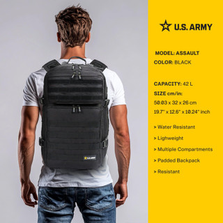 Thumbnail 17: US ARMY U.S. Army ASSAULT High Performance Tactical Backpack 