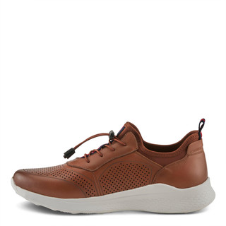 Thumbnail 2: Spring Step Spring Step Mens Kris Leather Elastic Toggle Lace Sneakers 