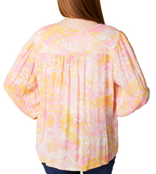 Thumbnail 2: BUNULU Bunulu Womens Long Sleeve Metallic Buttoned Top 
