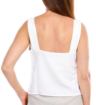 Thumbnail 3: Blue Sol Blue Sol Womens Solid Square Neck Tank Top 