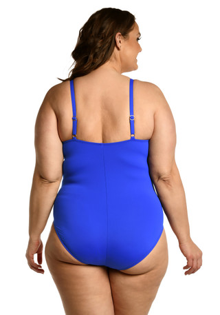 Thumbnail 3: La Blanca La Blanca Plus Mio Solid One Piece Swimsuit 