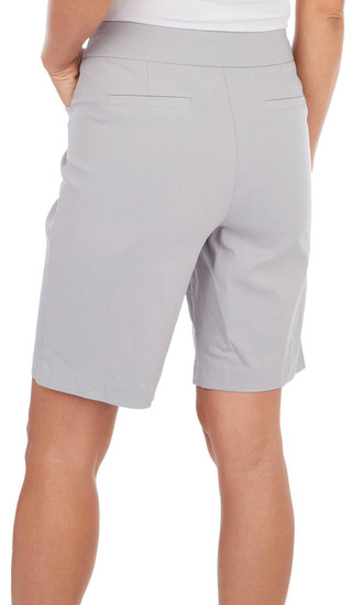 Thumbnail 2: Coral Bay Coral Bay Petite Solid Pull-On Shorts 
