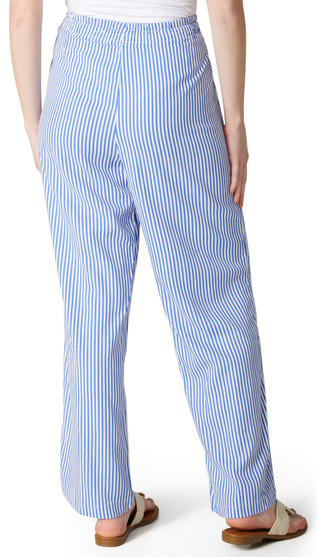 Thumbnail 2: Blue Sol Blue Sol Womens Stripe Front Tie Flare Pant 