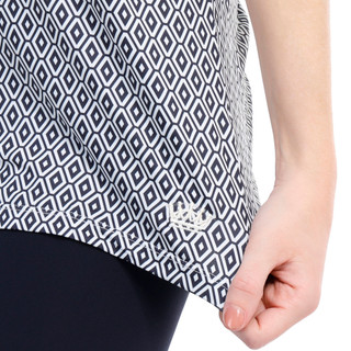 Thumbnail 5: KASTEL Kastel Womens Active Sleeveless Print 1/4 Zip Top 