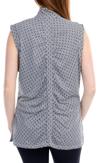 Thumbnail 3: KASTEL Kastel Womens Active Sleeveless Print 1/4 Zip Top 