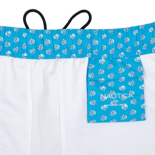 Thumbnail 3: Nautica Nautica Mens Printed Performance Stretch Swim Trunks 