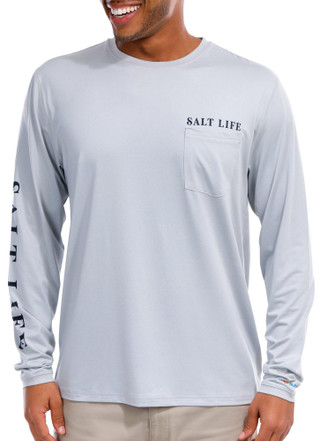 Thumbnail 2: Salt Life Salt Life Mens Jaws of Steel Long Sleeve Shirt 