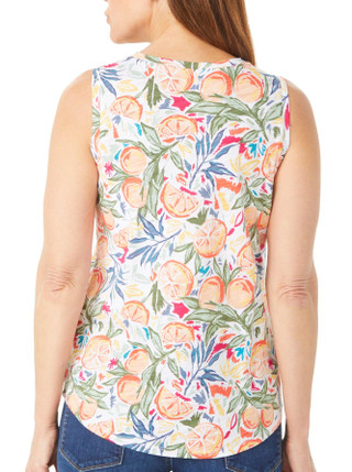 Thumbnail 2: Blue Sol Blue Sol Womens Citrus Tropical Luxury Tank 