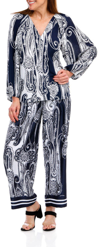 Thumbnail 5: Nautica Nautica Womens Paisley Raglan Top 